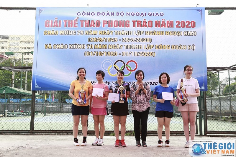 cong doan bo ngoai giao to chuc le be mac giai the thao phong trao nam 2020