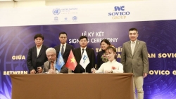 Trợ lý Bộ trưởng Ngoại giao dự Lễ ký Thỏa thuận hợp tác giữa LHQ và Tập đoàn SOVICO