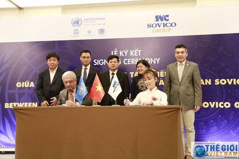 tro ly bo truong ngoai giao du le ky khung hop tac giua lien hop quoc va tap doan sovico