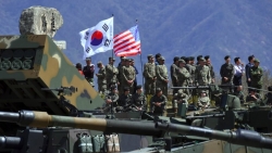 Phớt lờ cảnh báo từ Triều Tiên, tập trận chung Mỹ-Hàn vẫn diễn ra