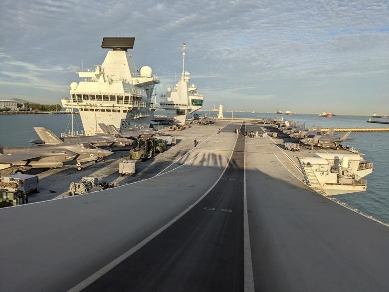 Tàu sân bay HMS Queen Elizabeth mở ra kỷ nguyên mới của không quân Vương quốc Anh ở châu Á - Thái Bình Dương