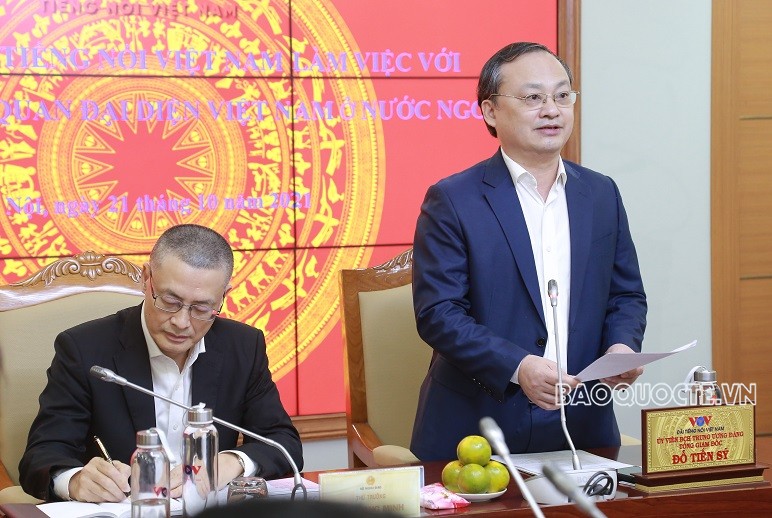 Đoàn Trưởng Cơ quan đại diện Việt Nam ở nước ngoài làm việc tại Đài Tiếng nói Việt Nam Đoàn Trưởng Cơ quan đại diện Việt Nam ở nước ngoài làm việc tại Đài Tiếng nói Việt Nam