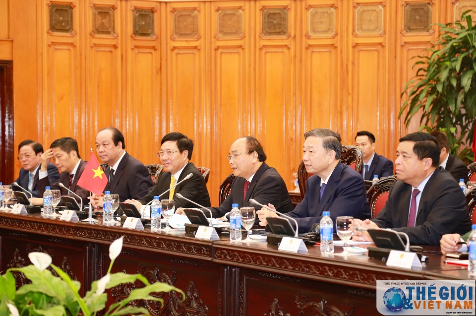 thu tuong nguyen xuan phuc hoi kien tong thong hoa ky donald trump