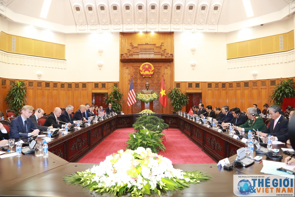 thu tuong nguyen xuan phuc hoi kien tong thong hoa ky donald trump