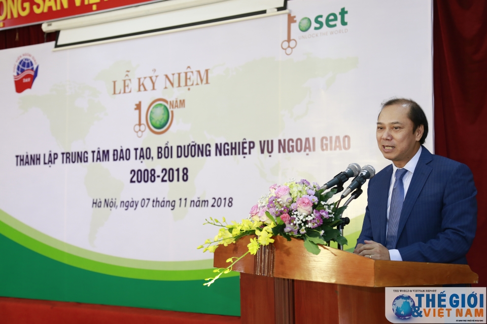 le ky niem 10 nam thanh lap trung tam dao tao boi duong nghiep vu ngoai giao