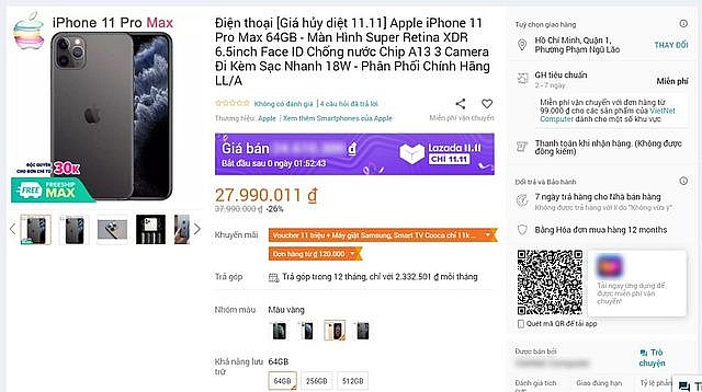 iphone tai nghe giam gia hon 10 trieu dong la tro lua dao ngay sale 1111