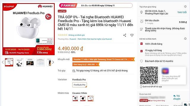 iphone tai nghe giam gia hon 10 trieu dong la tro lua dao ngay sale 1111