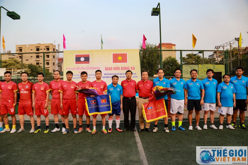 Bộ Ngoại giao Việt - Lào tổ chức giao lưu thể thao hữu nghị bo ngoai giao viet lao to chuc giao luu the thao huu nghi