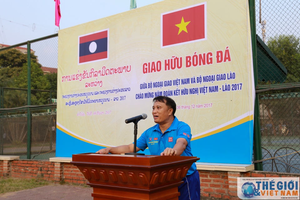 Bộ Ngoại giao Việt - Lào tổ chức giao lưu thể thao hữu nghị bo ngoai giao viet lao to chuc giao luu the thao huu nghi