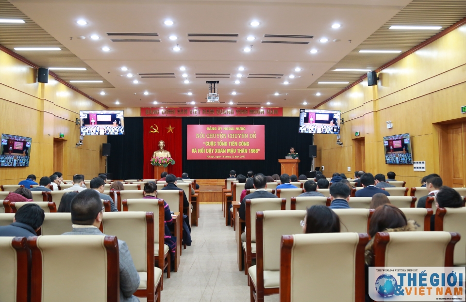 Nói chuyện chuyên đề về ý nghĩa của cuộc Tổng tiến công và nổi dậy Xuân Mậu Thân 1968 noi chuyen chuyen de ve y nghia cua cuoc tong tien cong va noi day xuan mau than 1968