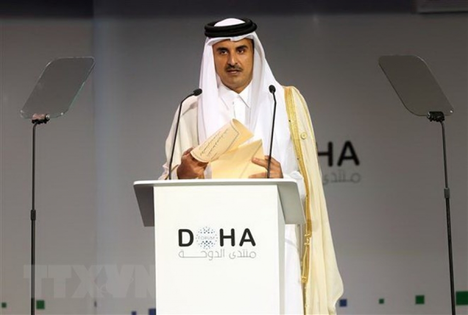 quoc vuong qatar san sang giup sudan vuot qua khung hoang