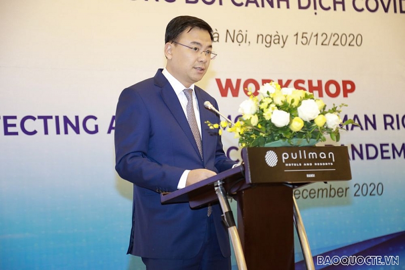 Hội thảo về thúc đẩy, bảo vệ quyền con người trong bối cảnh dịch Covid-19