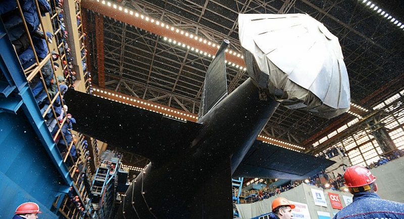 Tàu ngầm hạt nhân Nga bắn tên lửa chống hạm ở Biển Trắng