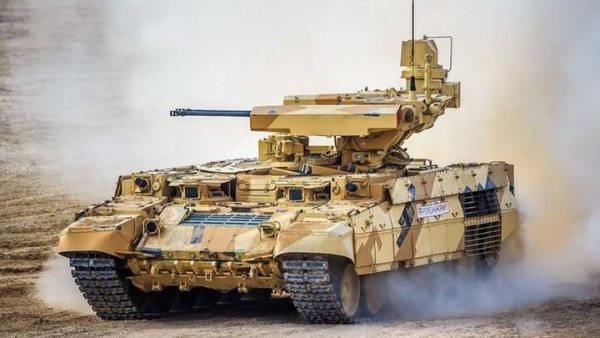 Nga trang bị xe chiến đấu hỗ trợ xe tăng Terminator cho quân đội