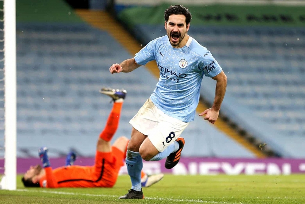 Ilkay Gündogan (Man City) - 13 bàn
