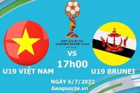 ลิงค์ดูถ่ายทอดสด U19 Vietnam vs U19 บรูไน (17:00 น. วันที่ 6 กรกฎาคม AFF U19 Championship 2022