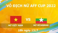 Link xem trực tiếp nữ Việt Nam vs Myanmar (18h ngày 13/7) tại AFF Cup nữ 2022