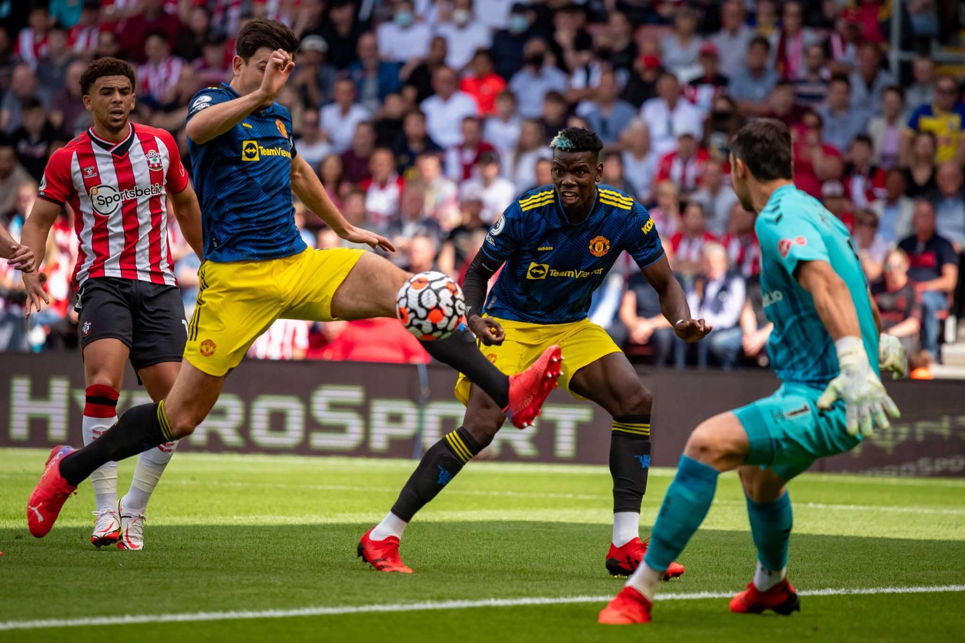 Ảnh 1: MU gặp nhiều khó khăn trước sự kín kẽ của Southampton và chỉ giành được 1 điểm (Nguồn: Trang chủ MU)