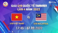 Link xem trực tiếp U19 Việt Nam vs U19 Malaysia (18h30 ngày 7/8) U19 quốc tế Thanh Niên 2022