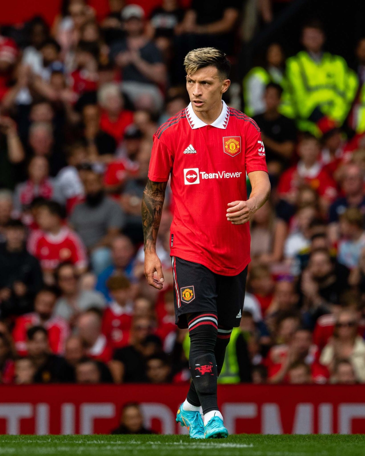 Martinez có thể sẽ được đưa lên đá tiền vệ (ngườn Trang chủ MU)