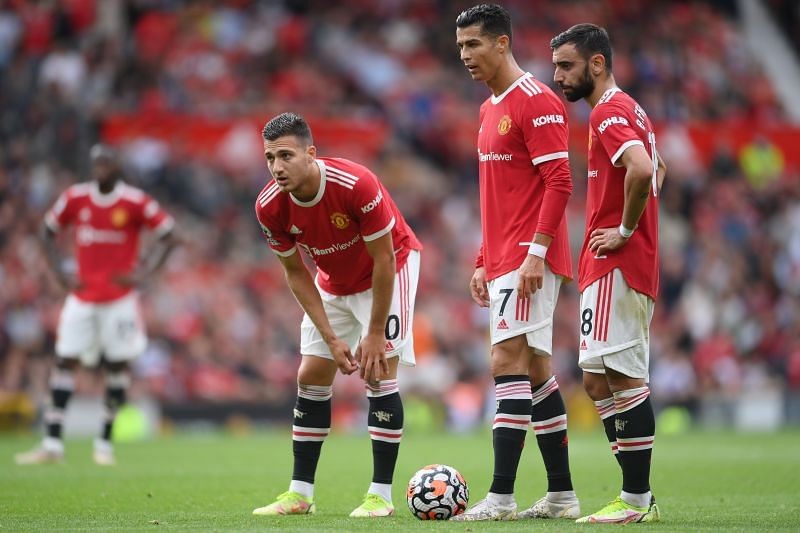 Bộ ba cầu thủ người Bồ Đào Nha sẽ lại xuất hiện trên sân Old Trafford. (Nguồn: Sportskeeda)