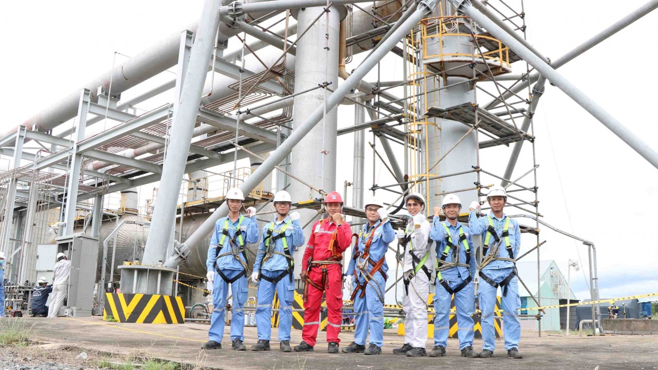 Nhà máy Đạm Cà Mau vừa hoàn thành tốt Bảo dưỡng tổng thể năm 2022. (Nguồn: Petrovietnam)