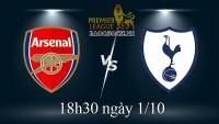 Link xem trực tiếp Arsenal vs Tottenham (18h30 ngày 1/10) vòng 9 Ngoại hạng Anh