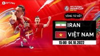 Link xem trực tiếp Việt Nam vs Iran (15h ngày 4/10) tứ kết Futsal Châu Á 2022