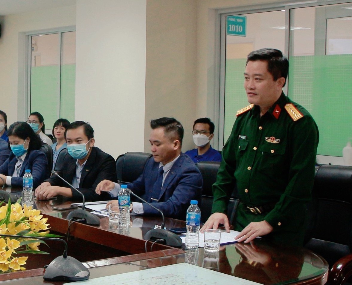 Đại tá Nguyễn Văn Đông – Giám đốc MB Đà Nẵng nhấn mạnh dự án phù hợp với định hướng, mục tiêu của Chính phủ đối với Chương trình Chuyển đổi số quốc gia đến năm 2025, định hướng đến năm 2030