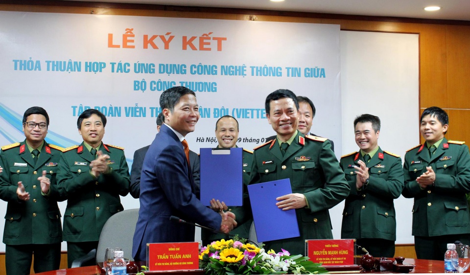 bo cong thuong chon viettel la doi tac chien luoc