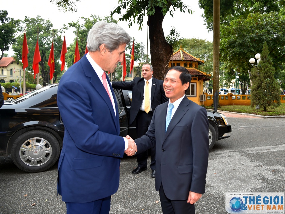 nhung hinh anh dau tien cua ngoai truong kerry tai tru so bo ngoai giao viet nam