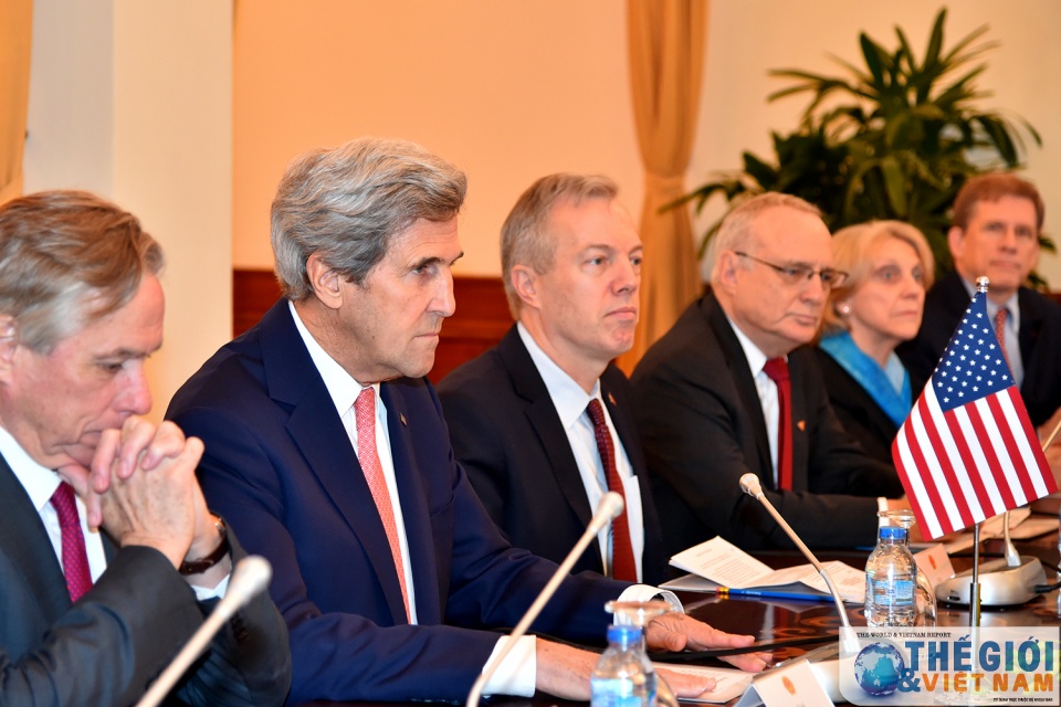 nhung hinh anh dau tien cua ngoai truong kerry tai tru so bo ngoai giao viet nam