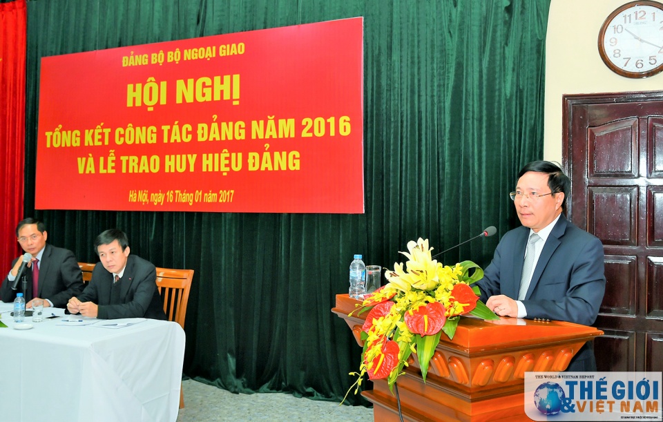 bo ngoai giao tong ket cong tac dang nam 2016