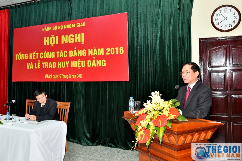 bo ngoai giao tong ket cong tac dang nam 2016