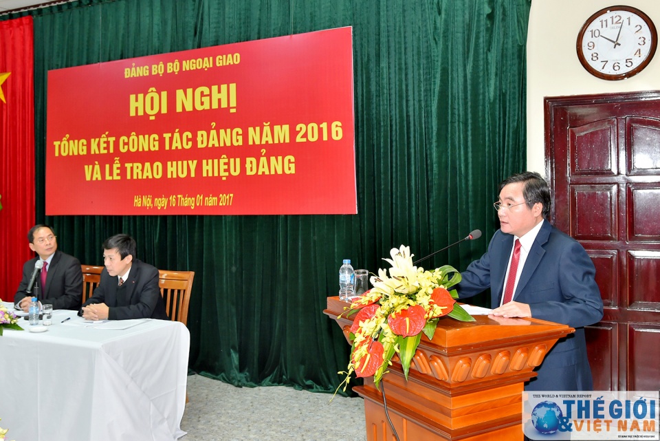 bo ngoai giao tong ket cong tac dang nam 2016