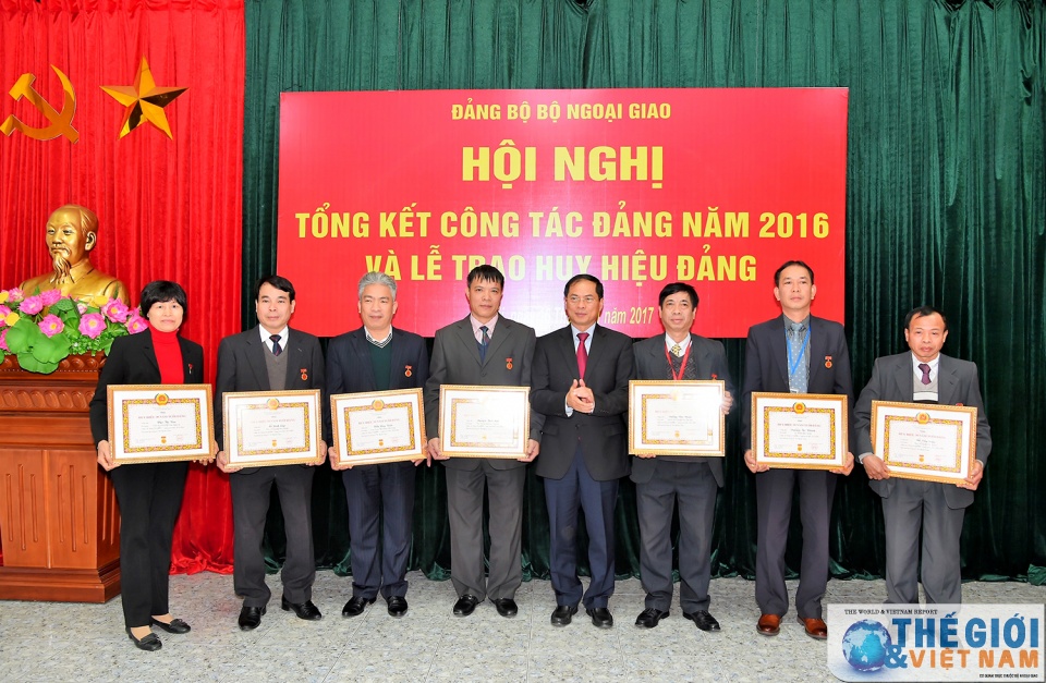 bo ngoai giao tong ket cong tac dang nam 2016