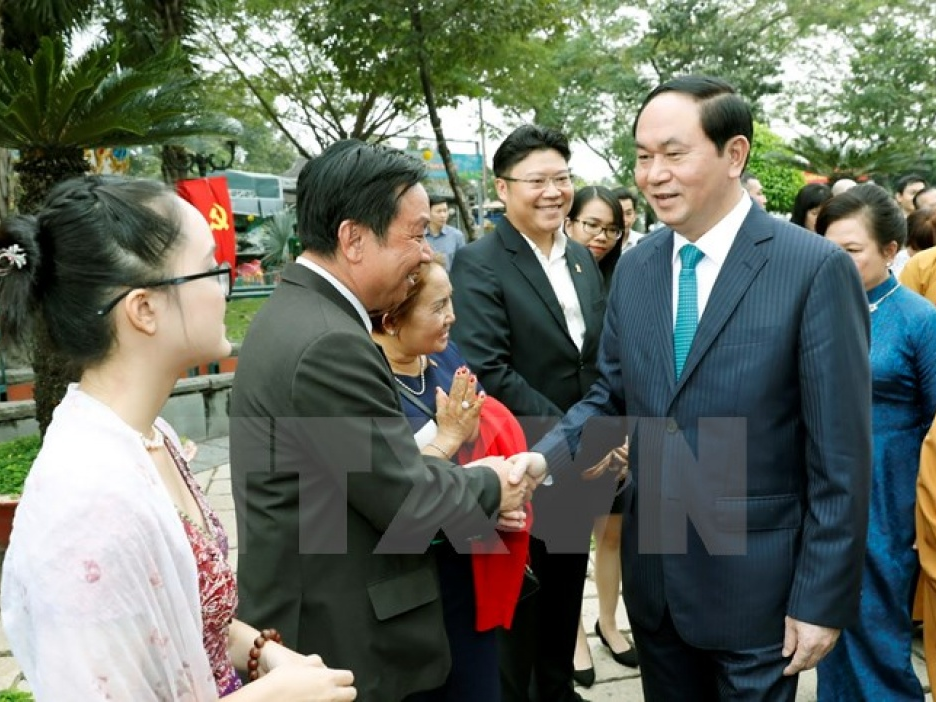 Chủ tịch nước kêu gọi kiều bào chung sức xây đất nước giàu mạnh