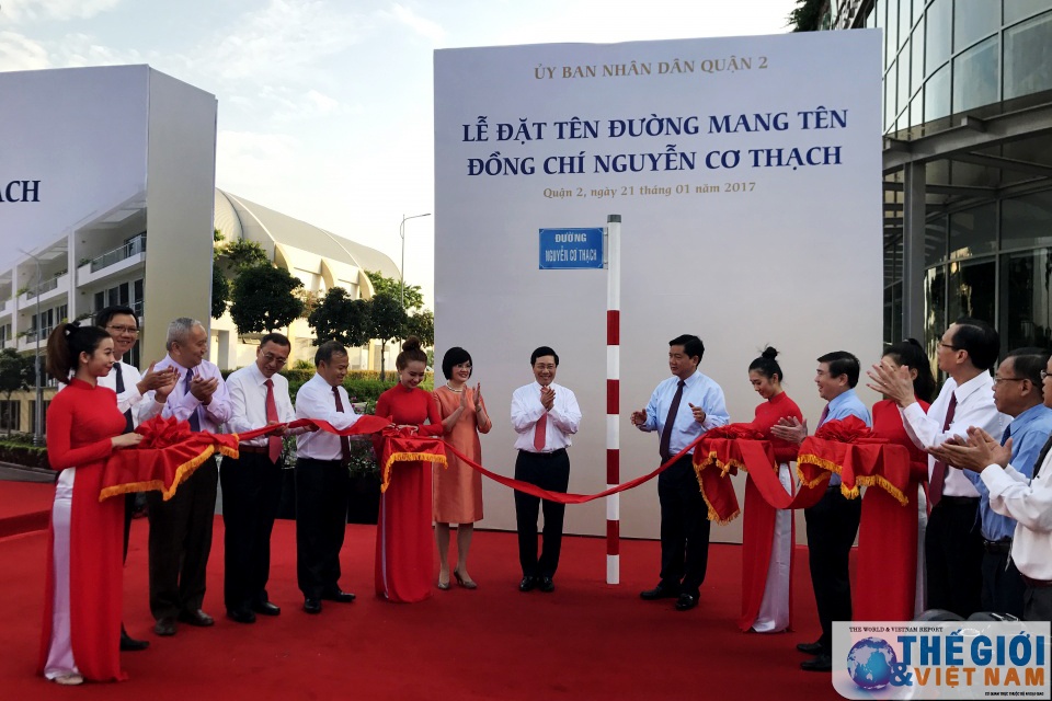 chinh thuc dat ten duong nguyen co thach tai tp ho chi minh