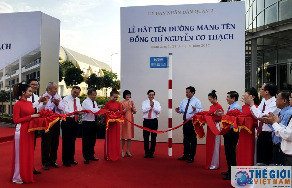 chinh thuc dat ten duong nguyen co thach tai tp ho chi minh