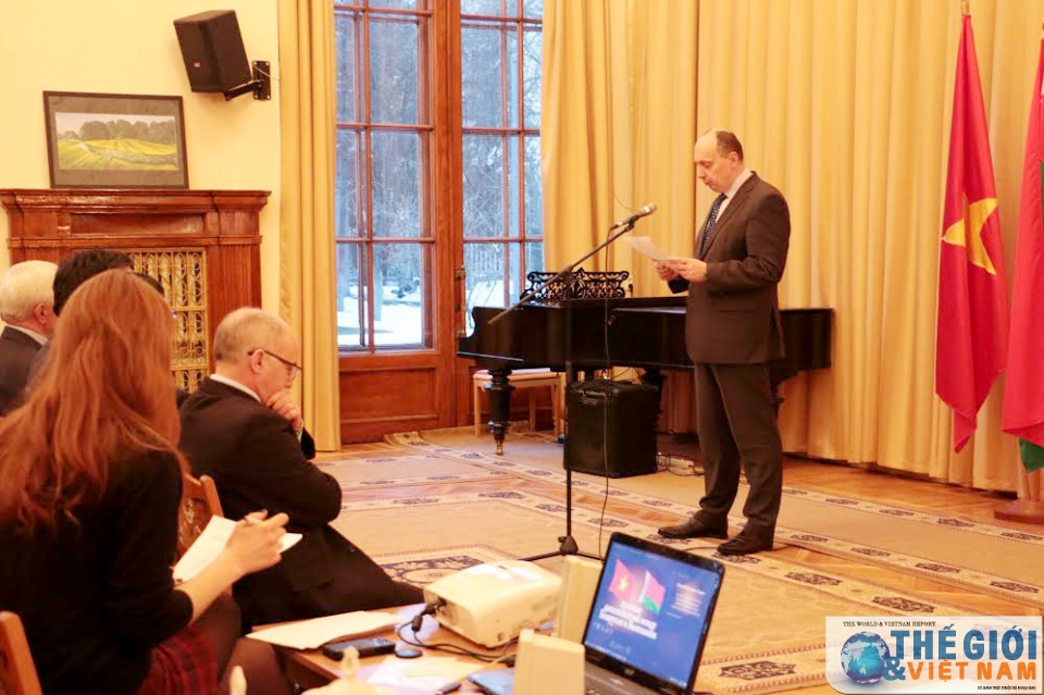 long trong to chuc le ky niem 25 nam thiet lap quan he ngoai giao viet nam belarus