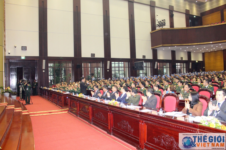 pho thu tuong pham binh minh du le chuyen giao to cong tac lien nganh ve gin giu hoa binh