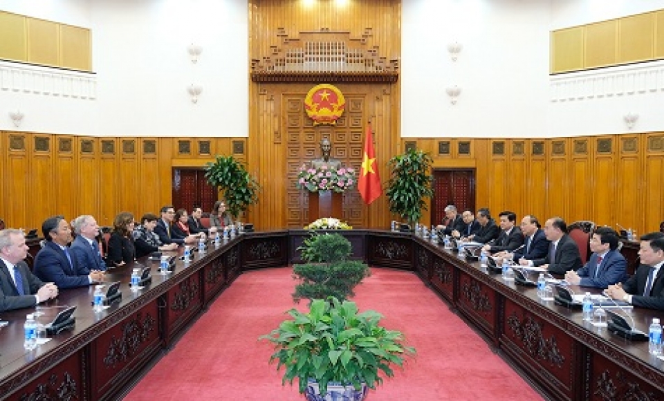 Thủ tướng tiếp đoàn đại biểu Hiệp hội Luật sư Hoa Kỳ thu tuong tiep doan dai bieu hiep hoi luat su hoa ky