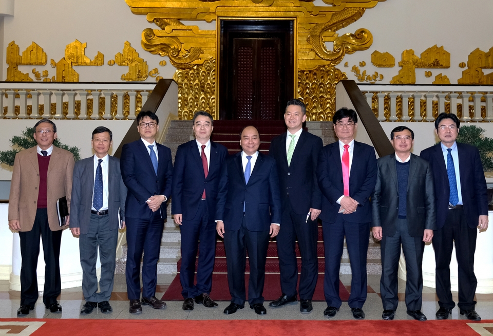 Thủ tướng Nguyễn Xuân Phúc tiếp Tổng giám đốc Doosan Vina tin nhap 20180117210026