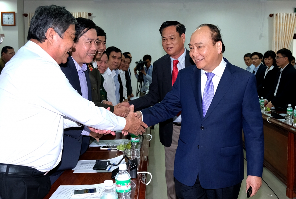 thu tuong lam viec voi lanh dao tinh phu yen