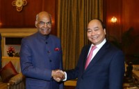 chu tich nuoc tran dai quang tra loi phong van bao chi an do