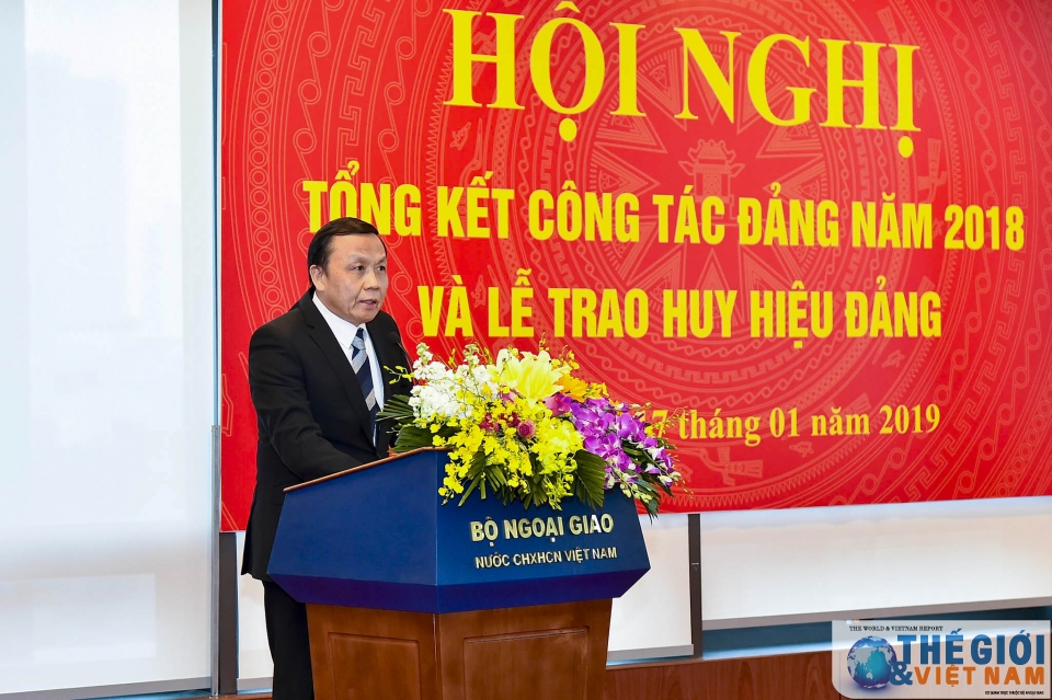 Đảng bộ Bộ Ngoại giao tổ chức Hội nghị tổng kết công tác Đảng 2018 dang bo bo ngoai giao to chuc hoi nghi tong ket cong tac dang 2018