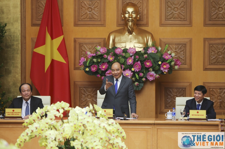 thu tuong nguyen xuan phuc gap mat kieu bao du xuan que huong 2019
