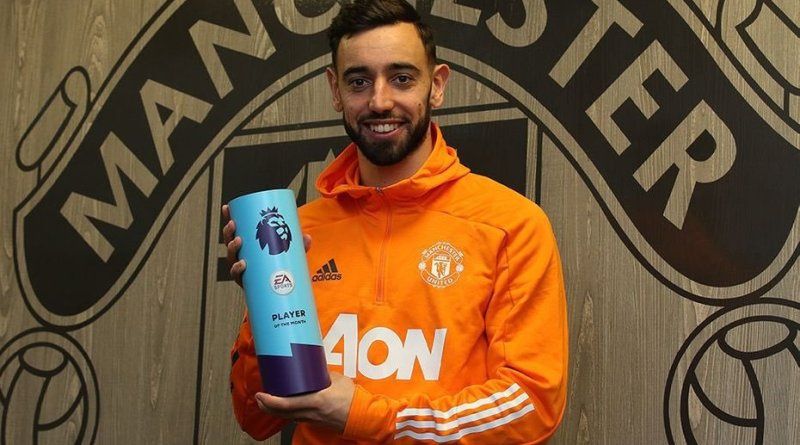 Fernandes nhận danh hiệu Cầu thủ xuất sắc nhất tháng 12 tại Premier League