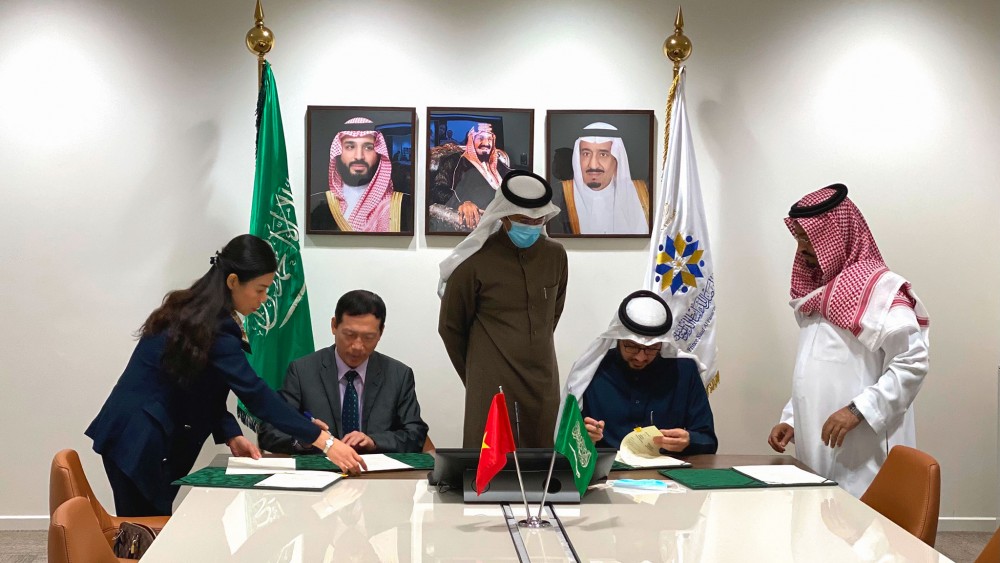 Lễ ký kết Chương trình hợp tác giữa Học viện Ngoại giao Việt Nam và Saudi Arabia