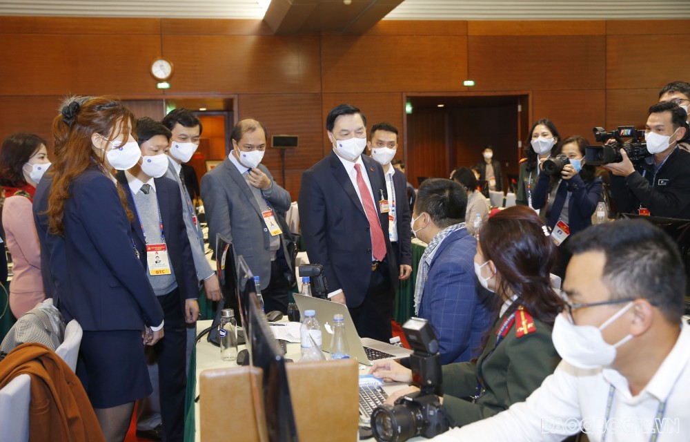 Trung tâm Báo chí Đại hội XIII vận hành hiệu quả trong bối cảnh dịch Covid-19